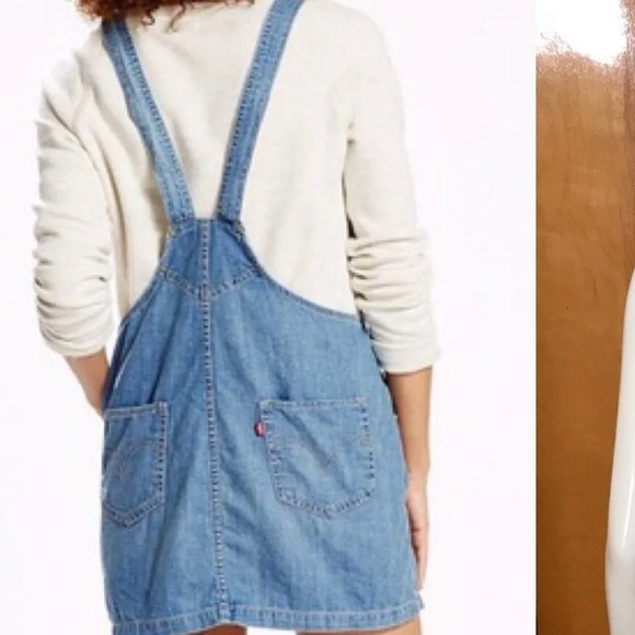 ✨ Levi’s Jean Jumper Skirtall - Picture 2 of 9